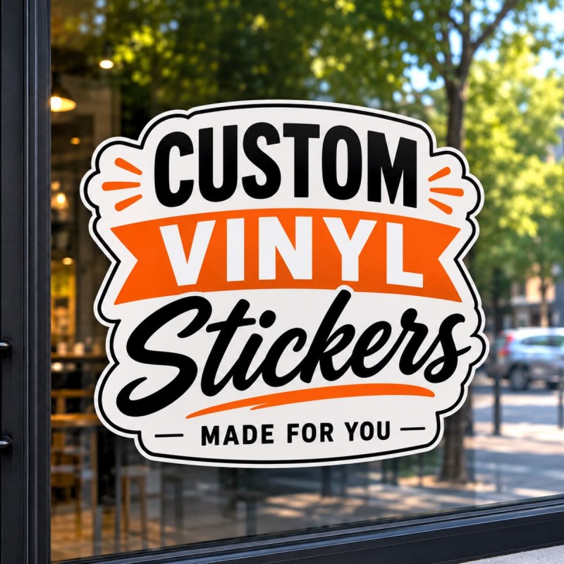 Vinyl Stickers and Die-cut Stickers.